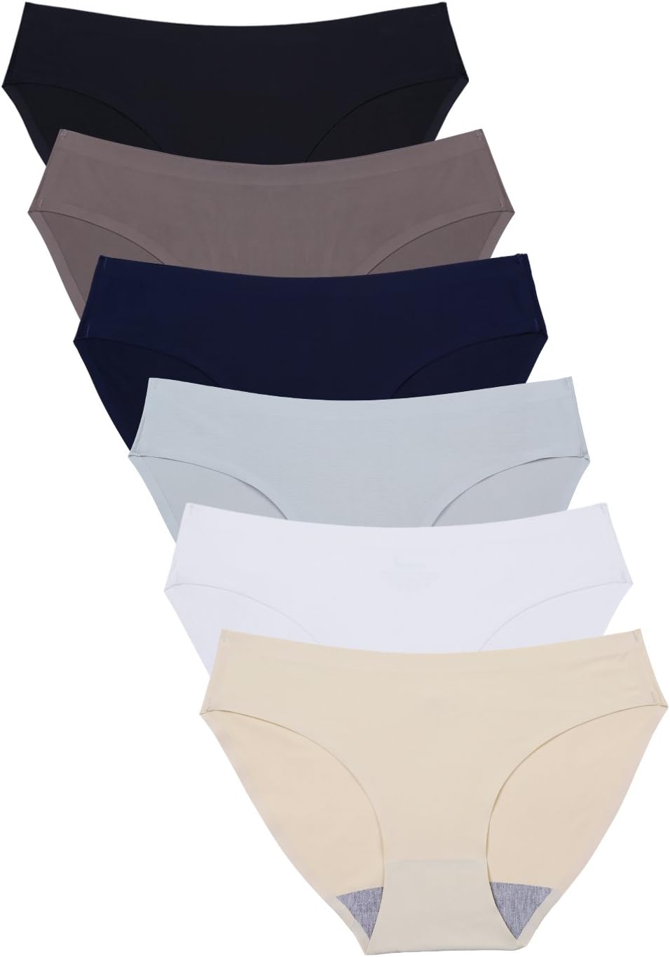 Wealurre Seamless Underwear Invisible Bikini No Show Nylon Spandex Women Panties...