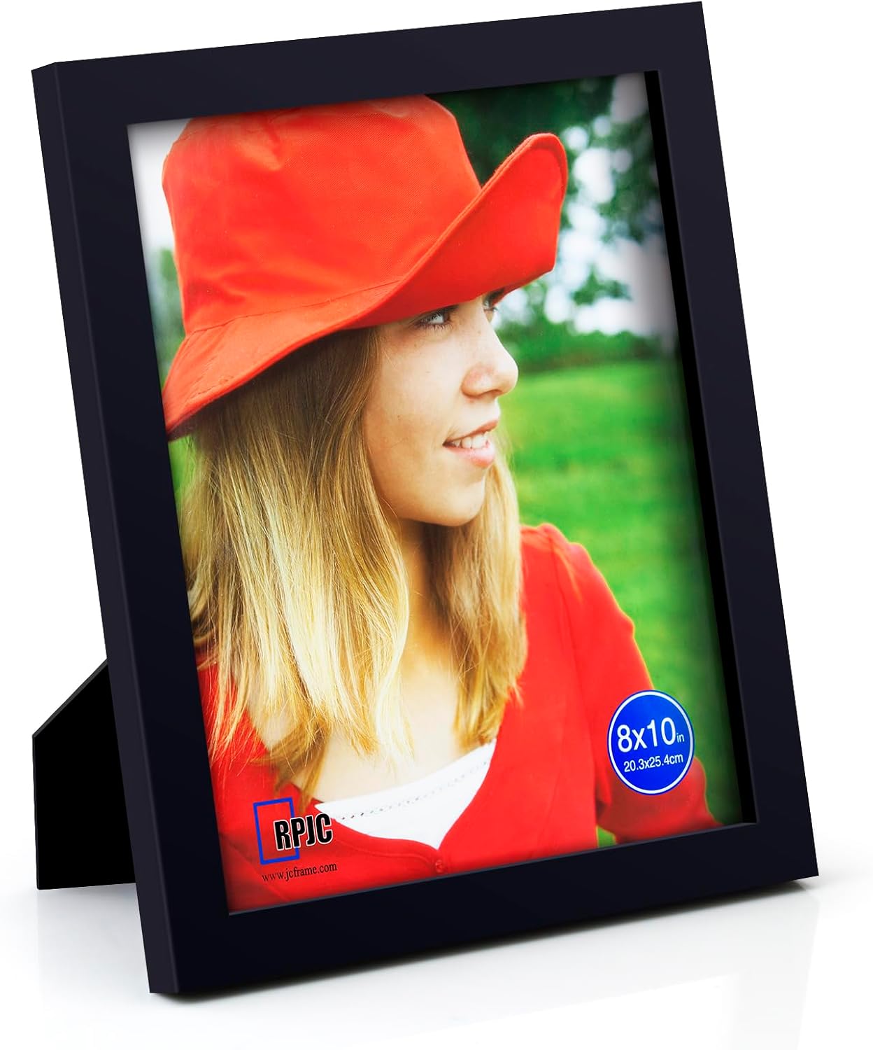 RPJC 8x10 Picture Frames Made of Solid Wood High Definition Glass for Table Top...