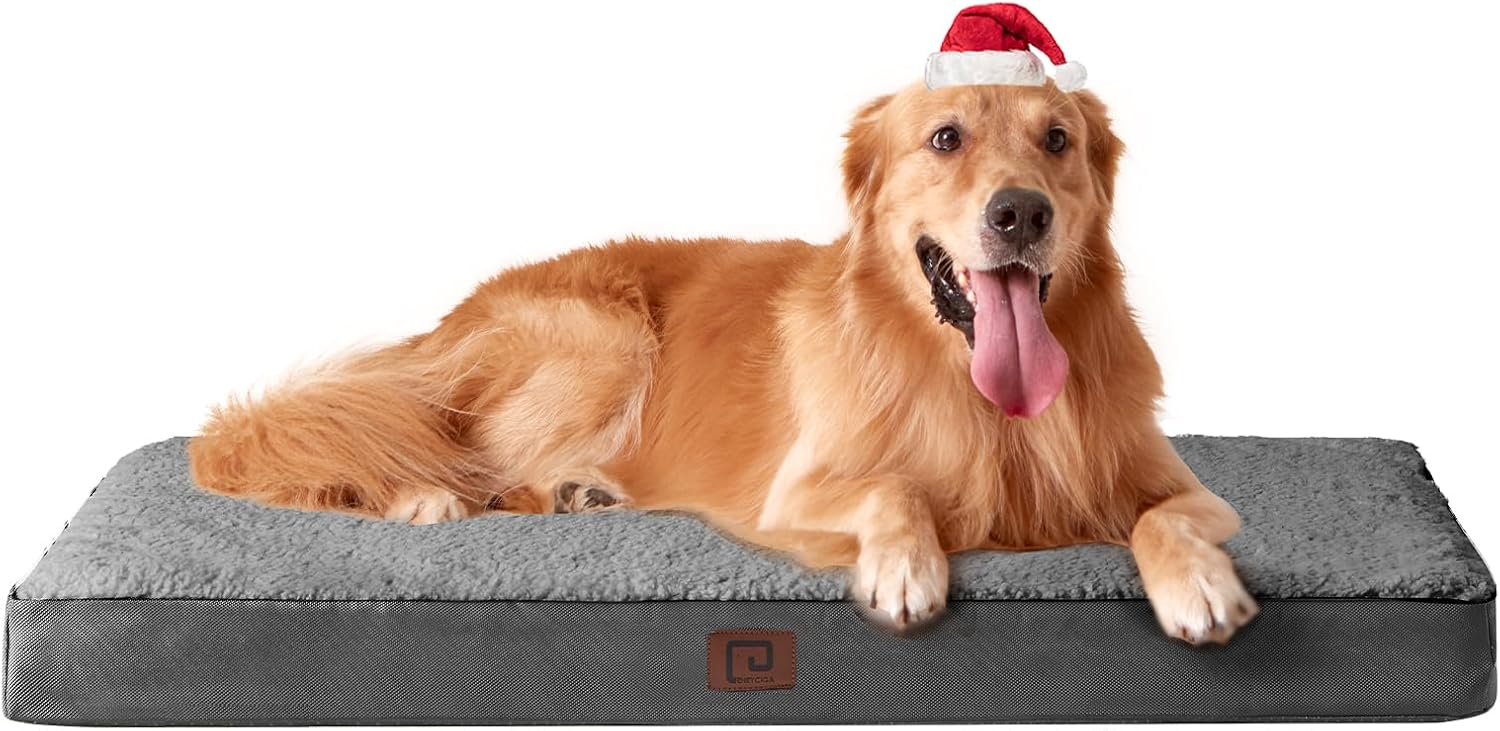 EHEYCIGA Orthopedic XXL Dog Beds for Jumbo Dogs with Removable Washable Cover fo...