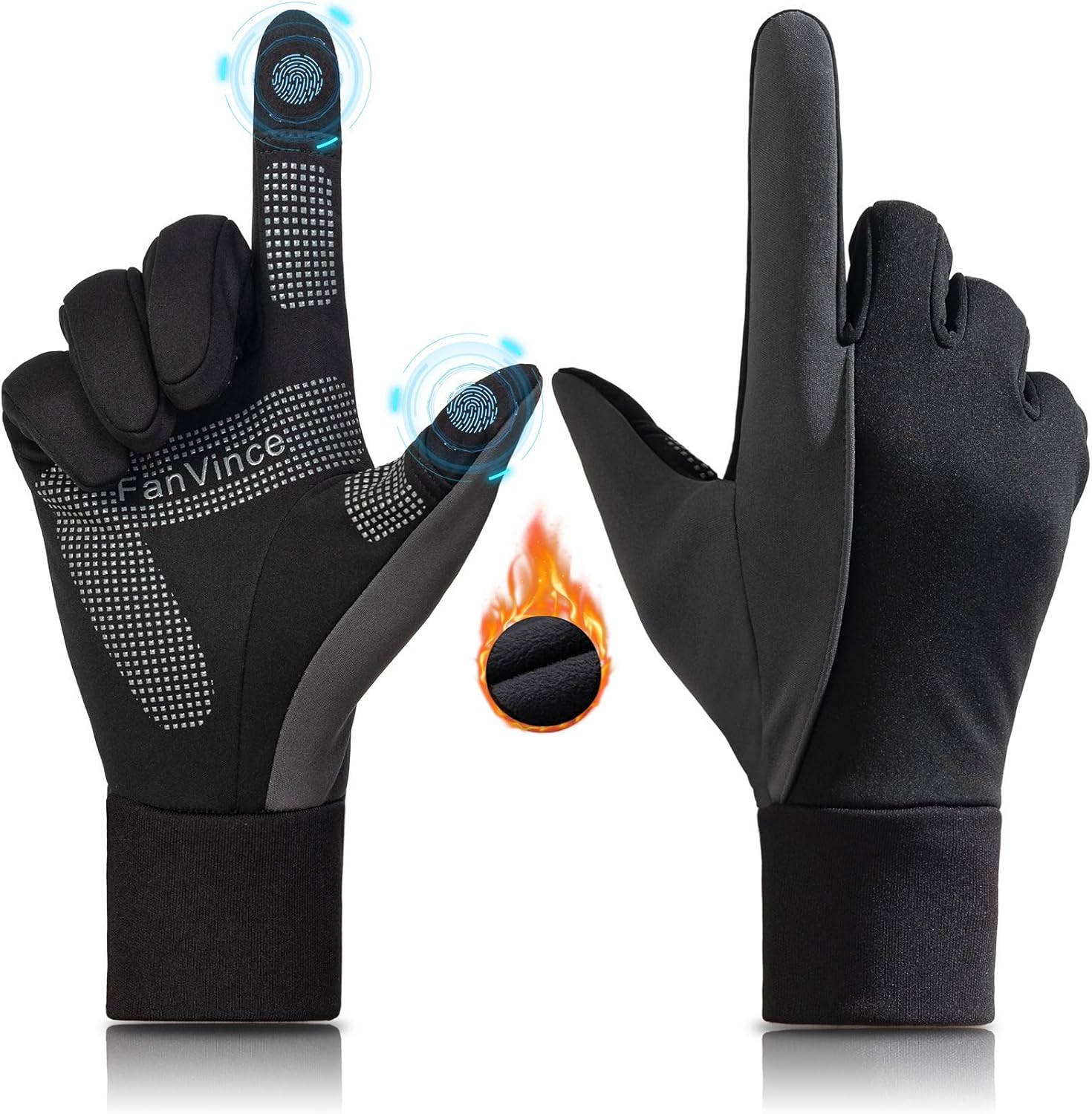 FanVince Winter Gloves Gifts Men Women - Upgraded Touch Screen Cold Weather Warm...