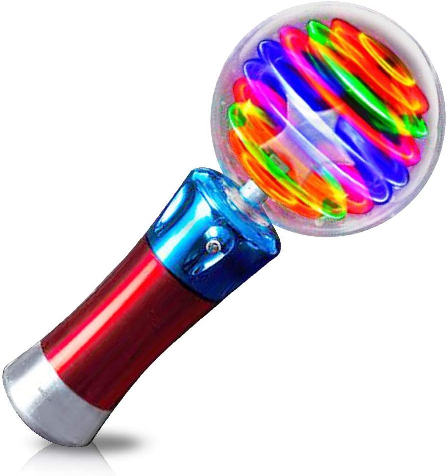 ArtCreativity Light Up Magic Ball Toy Wand for Kids - Flashing LED Wand for Boys...