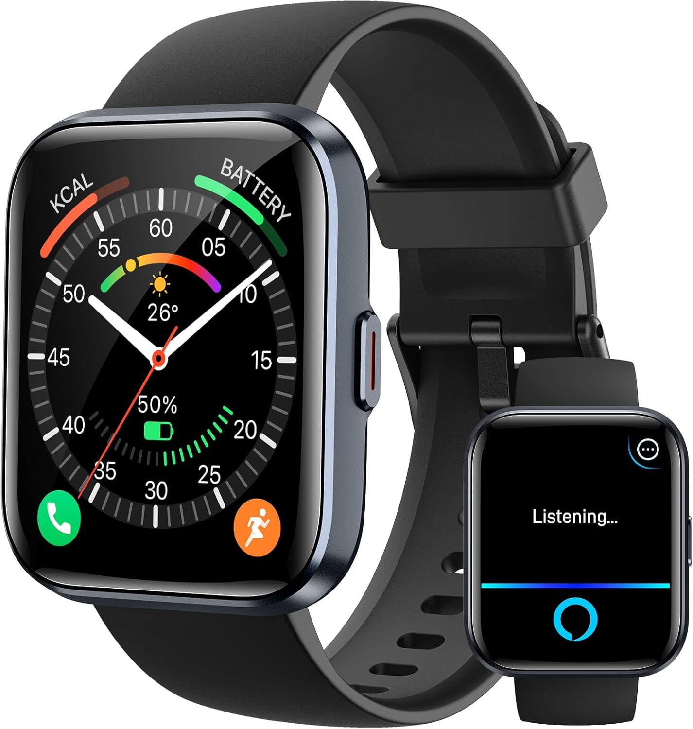 Smart Watches for Women Men Answer/Make Call, 1.8" Alexa Built-in Fitness Tracke...