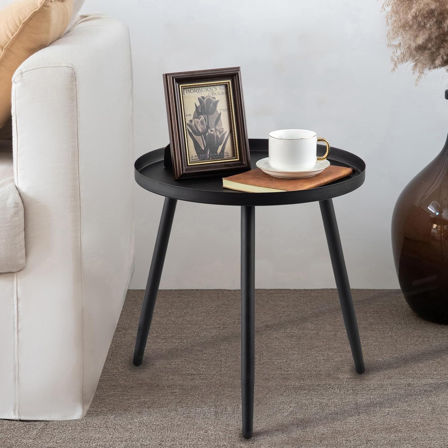 AOJEZOR End Table,Accent Table Ideal for Any Room-Side Table Living Room,Side Ta...