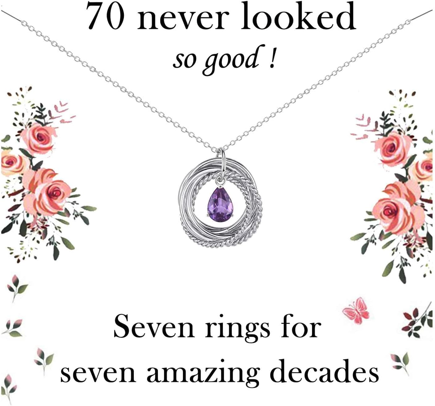 VOSAP 30th 40th 50th 60th 70th Birthday Gifts for Women, Best Friend Birthday Gi...