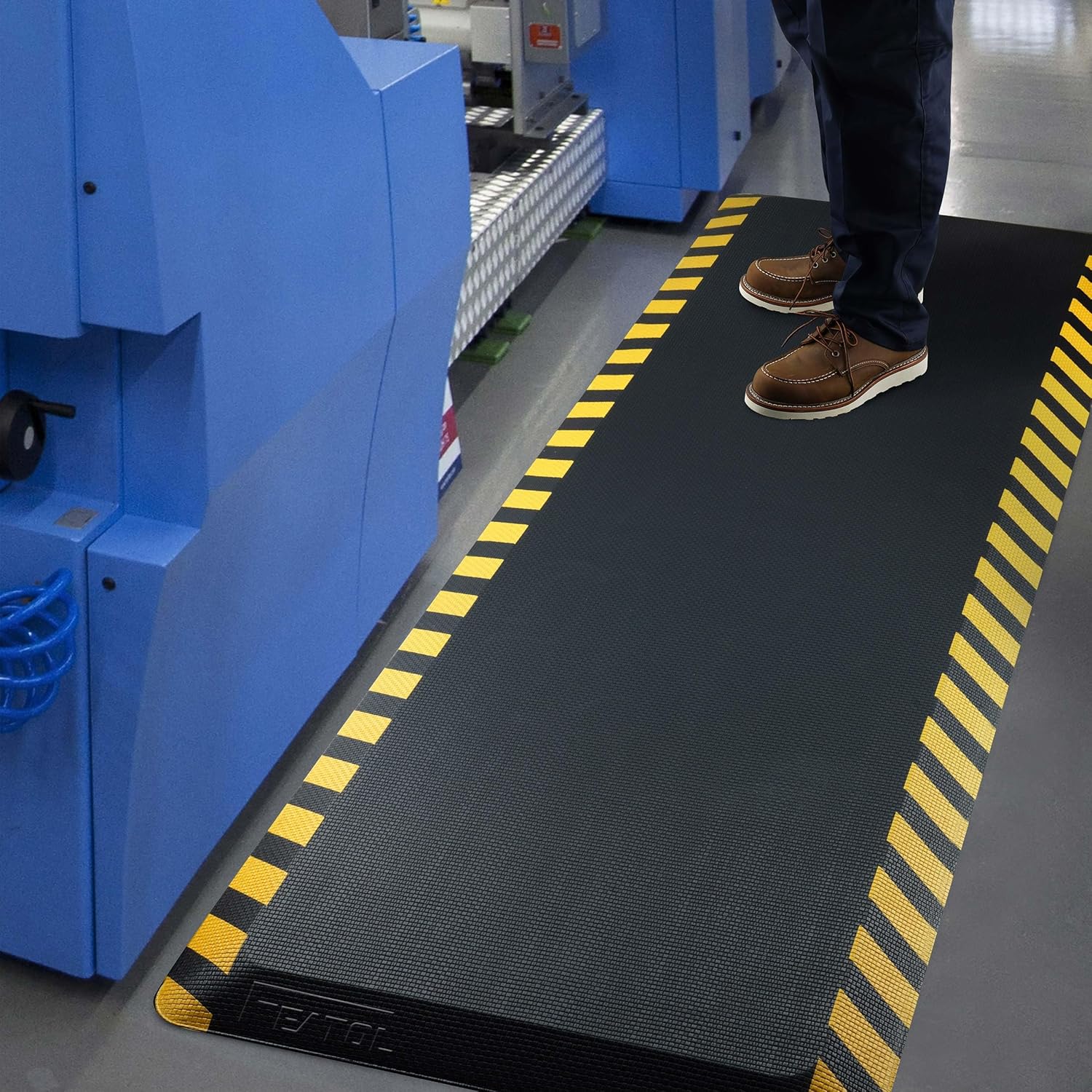 FEATOL Anti Fatigue Mats Industrial, Ergonomic Standing Floor Mat, Work Mats for...