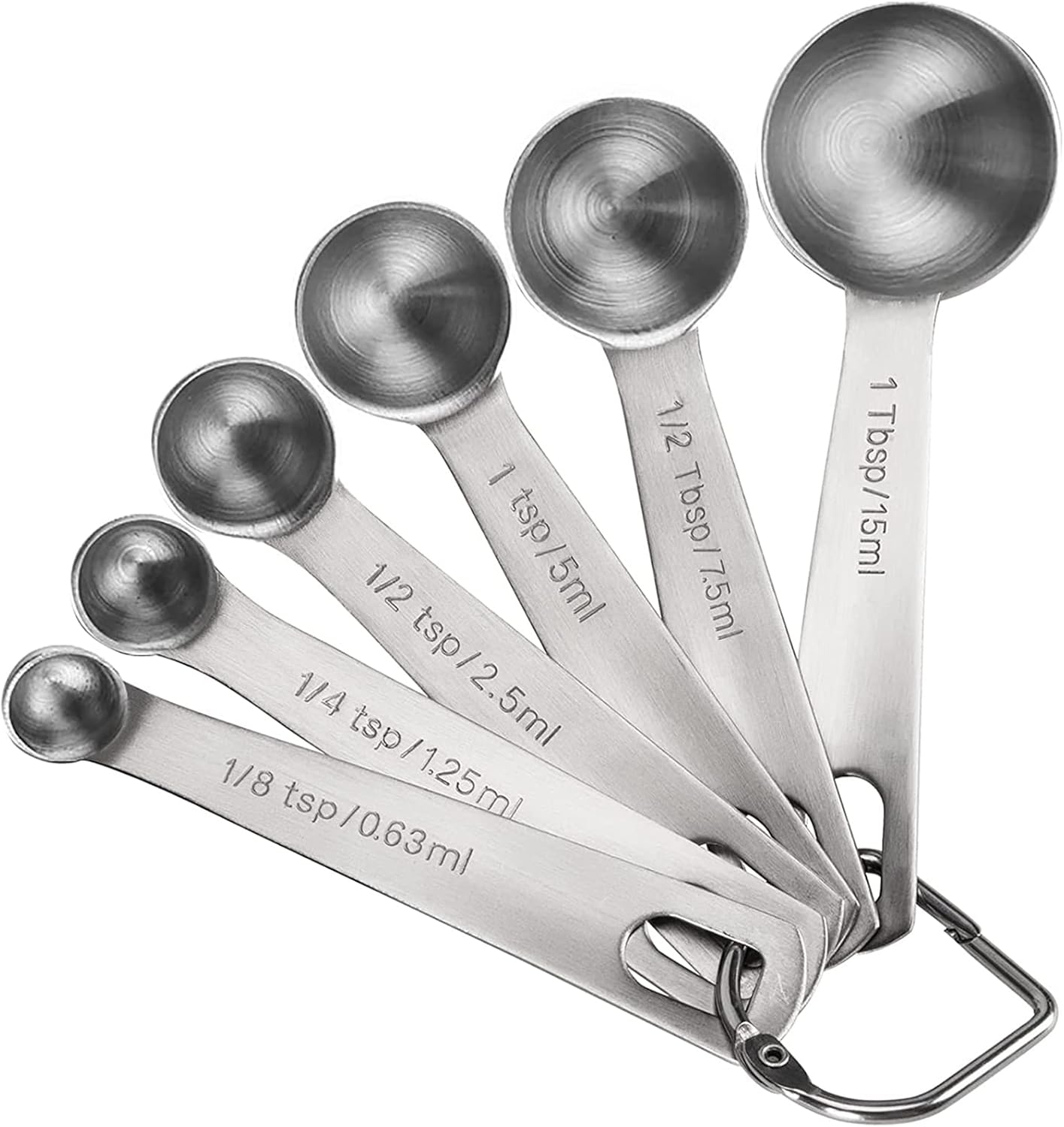 Rena Chris Measuring Spoons, Premium Heavy Duty 18/8 Stainless Steel Measuring S...