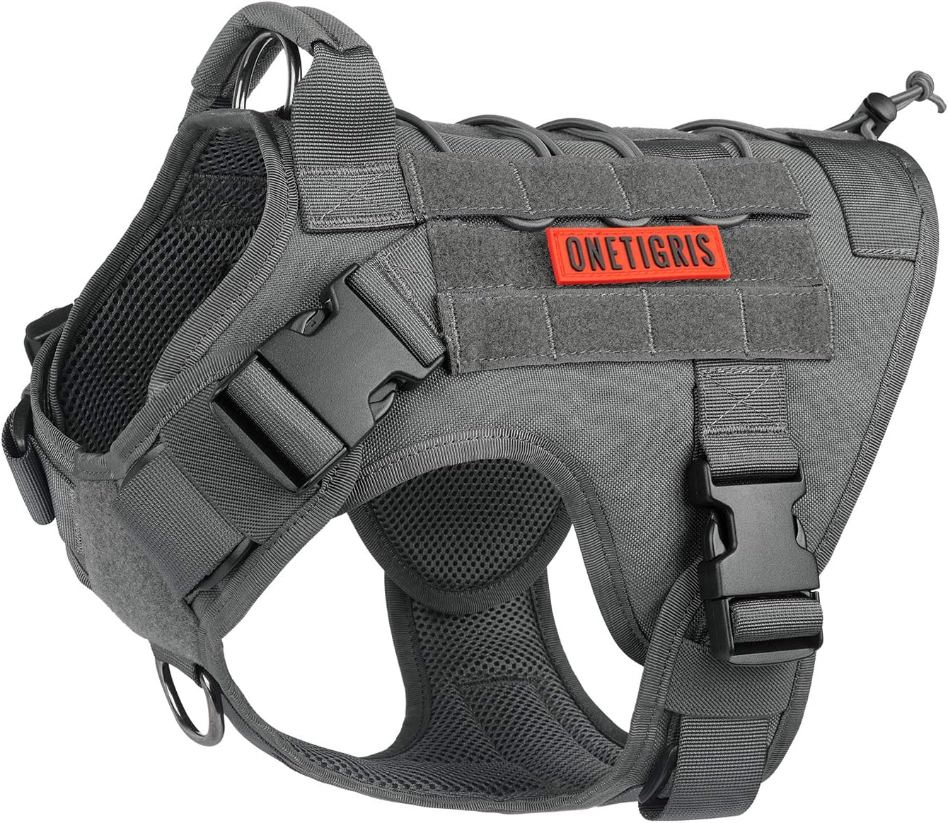 OneTigris Dog Harness, Adjustable Tactical Dog Harness with Handle Full Body Dog...