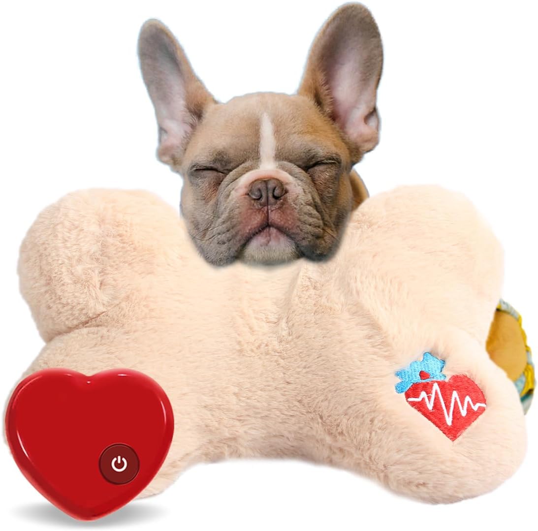 ALL FOR PAWS Little Buddy Heart Beat Sheep, Puppy Toy With Heartbeat Dog Trainin...