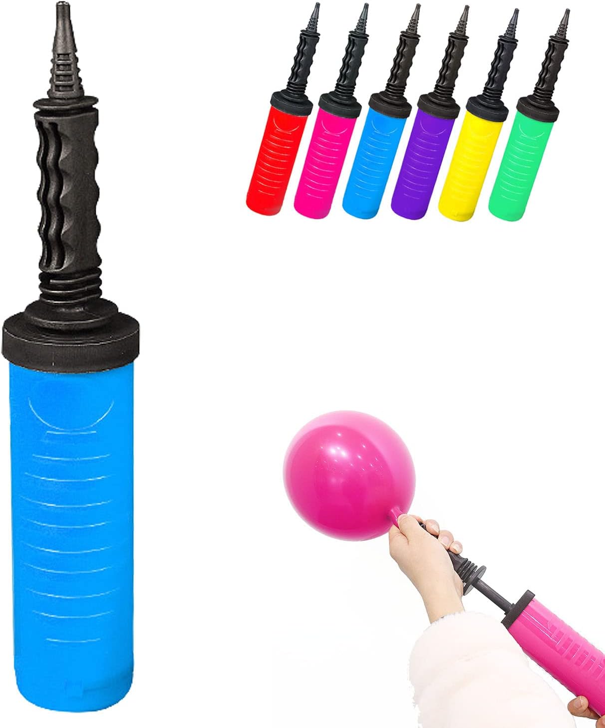 Balloon Pump Hand Manual Inflator, Balloon Manual Pump Blower Pump suitable for...