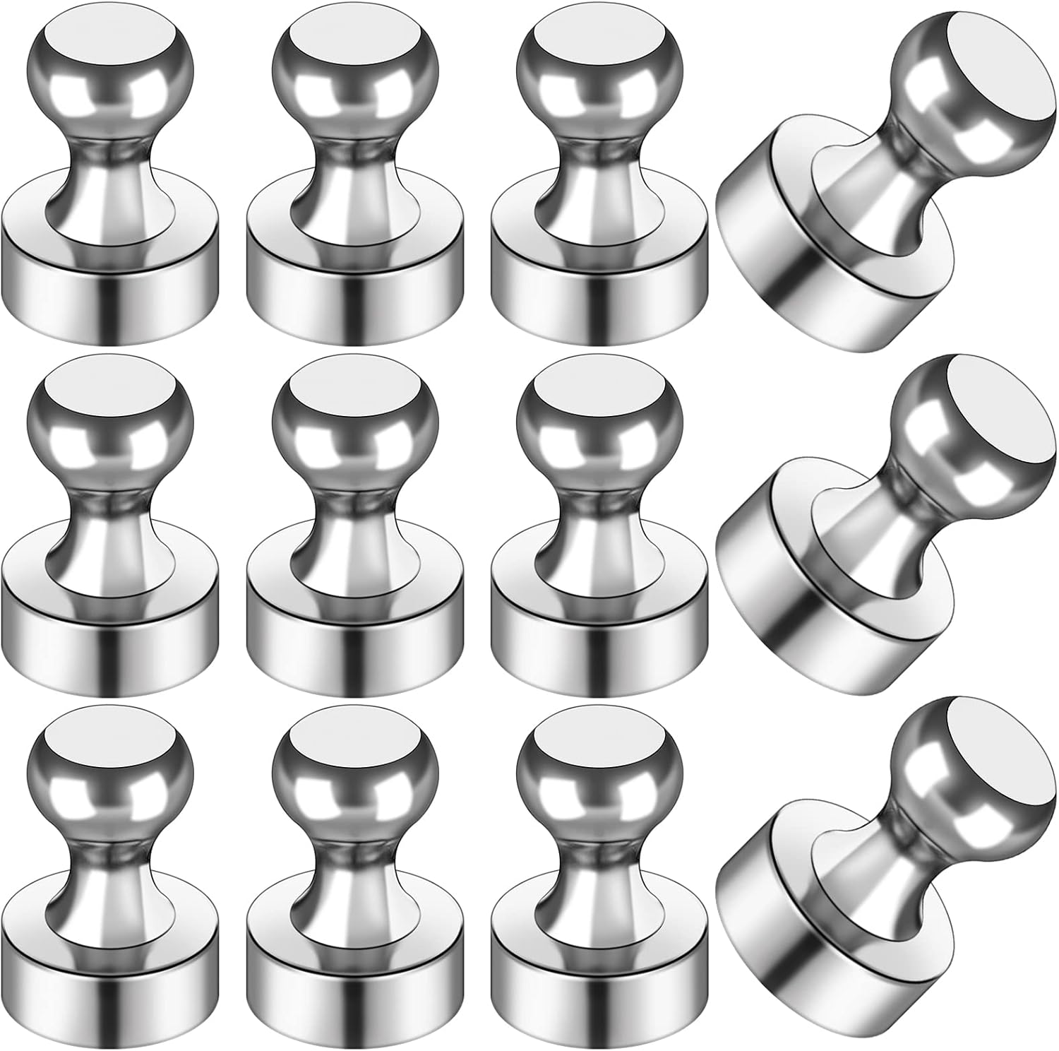 LOVIMAG 12Pcs Fridge Magnets Push Pins, Refrigerator Magnets for Kitchen,Fridge...