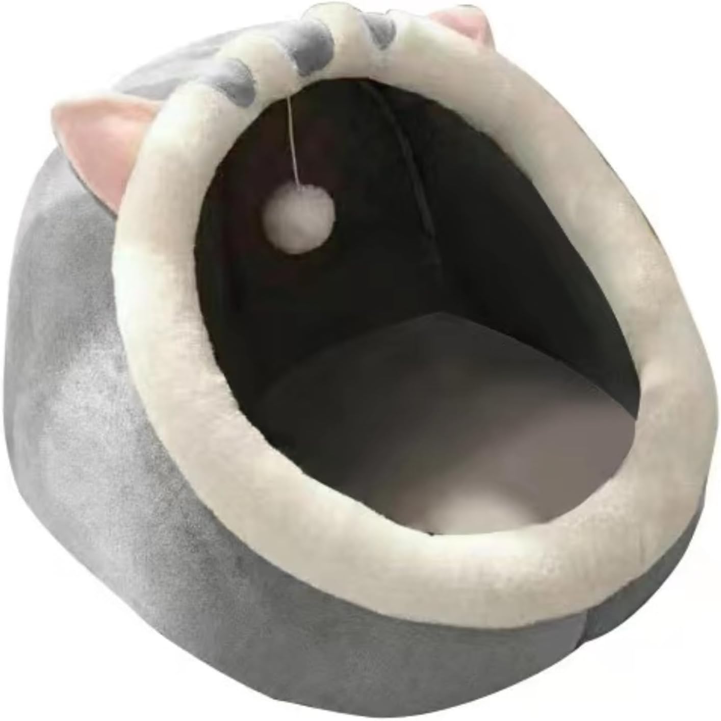 disdain Cute Cat Beds for Indoor Cats Dogs, Comfortable Cat Cave Cat House for s...