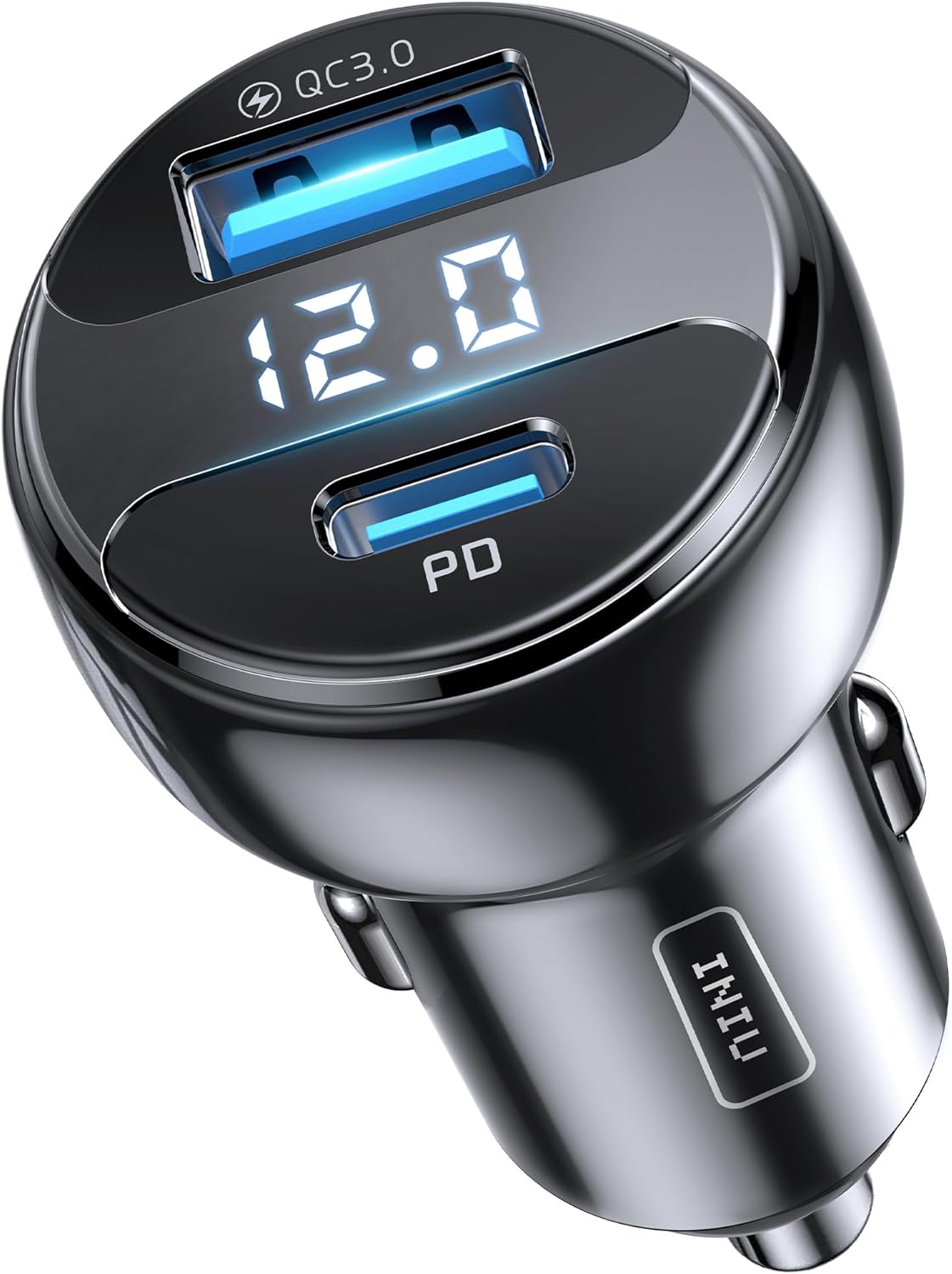 INIU Car Charger, 66W 6A Car Charger Adapter, 2-Port (USB C+USB A) PD3.0 QC4.0+...