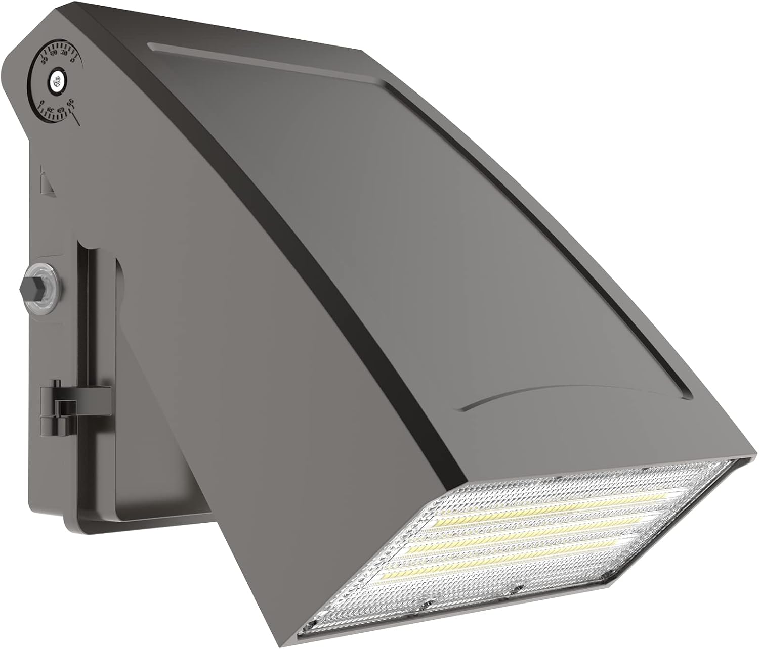 HYPERLITE LED Wall Pack 40W: 5000K ETL Listed with Dusk-to-Dawn Photocell Commer...