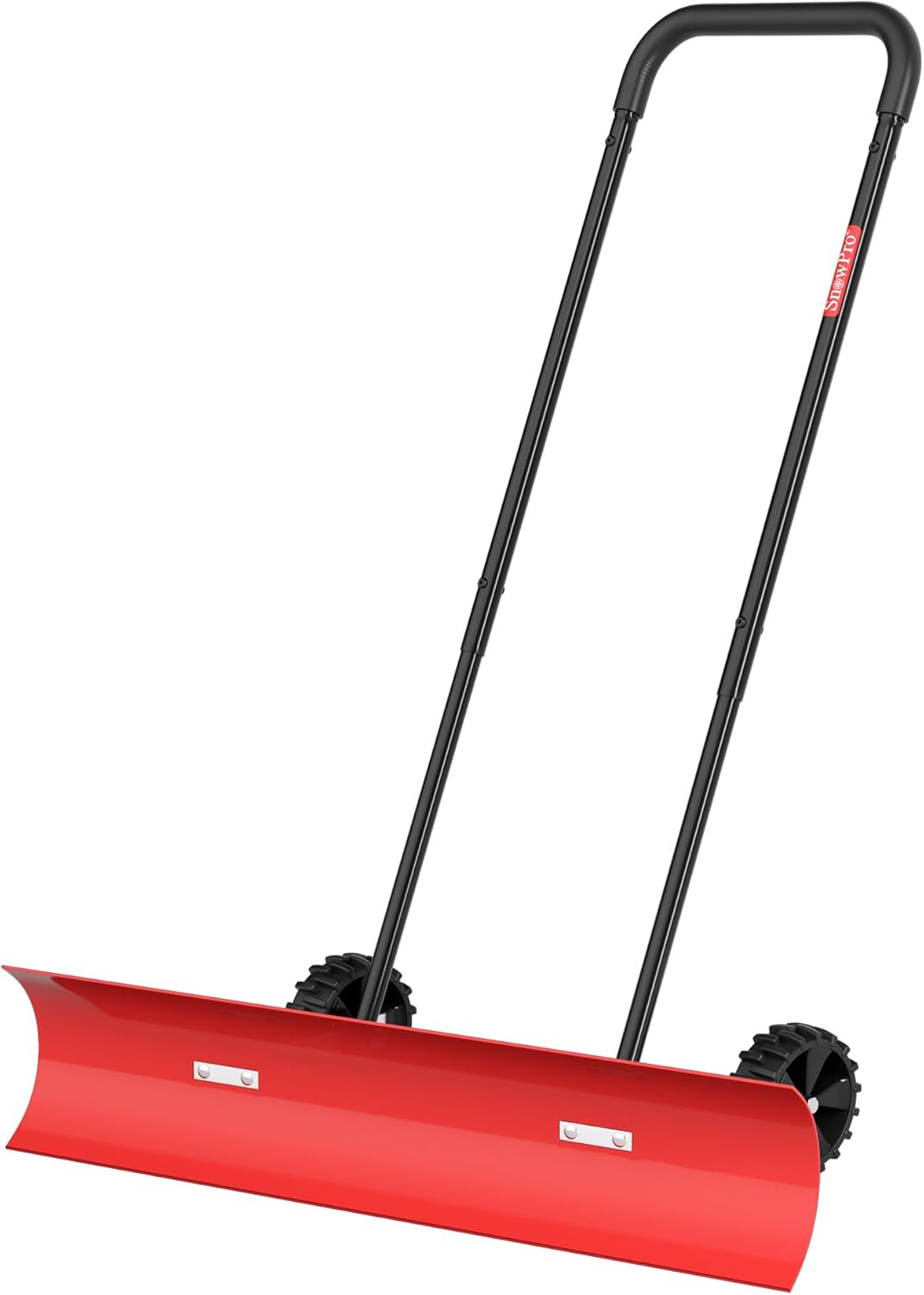 38 Inch Snow Shovel for Driveway, Brewin SnowPro Bi-Direction Heavy Duty Snow Pu...