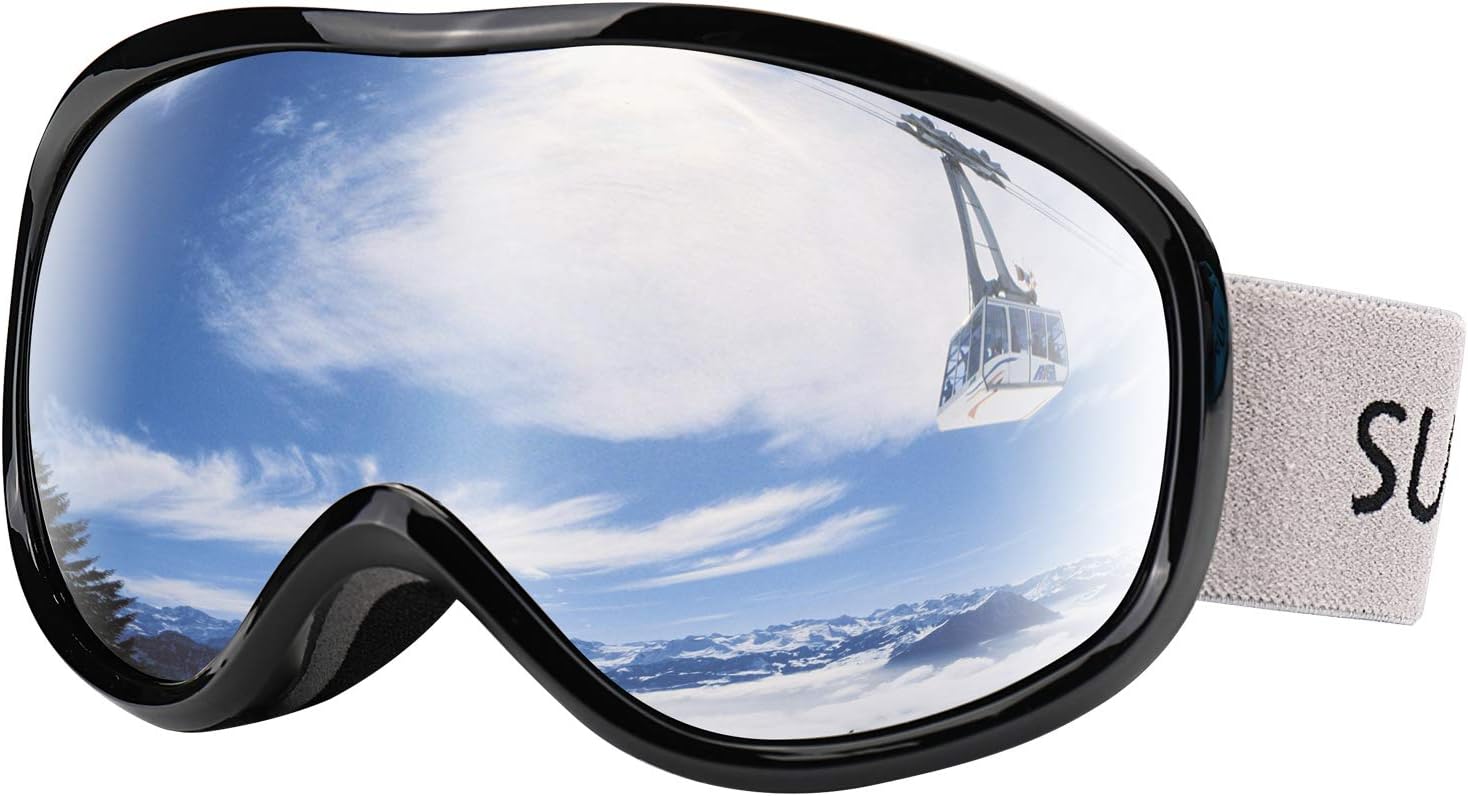 Supertrip Ski Goggles Womens Mens, Anti-fog Anti-glare Skiing Snowboard goggles...