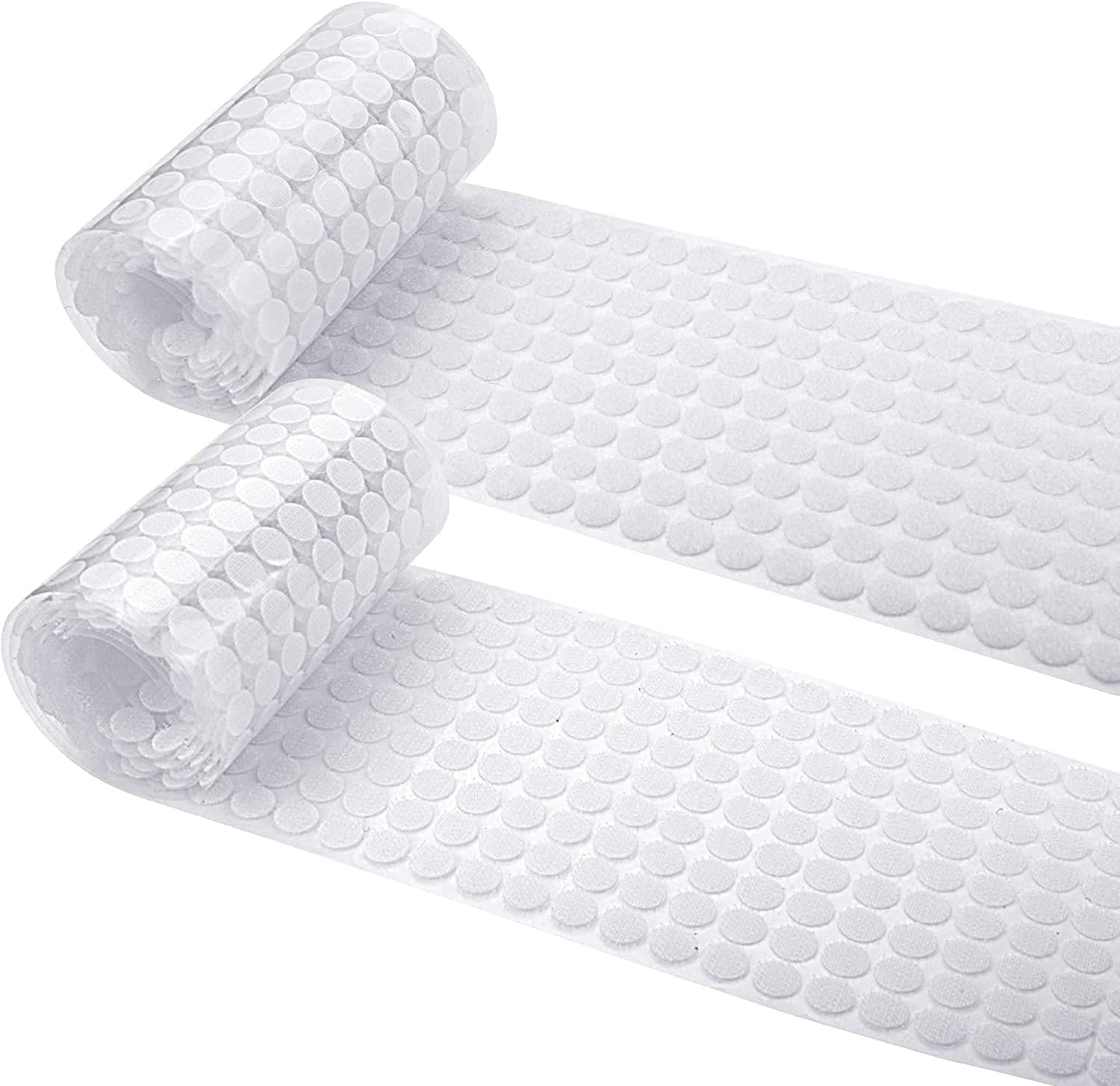 1008pcs 2/5" 10mm Diameter Sticky Back Dots Hook and Loop Self Adhesive Dots Tap...