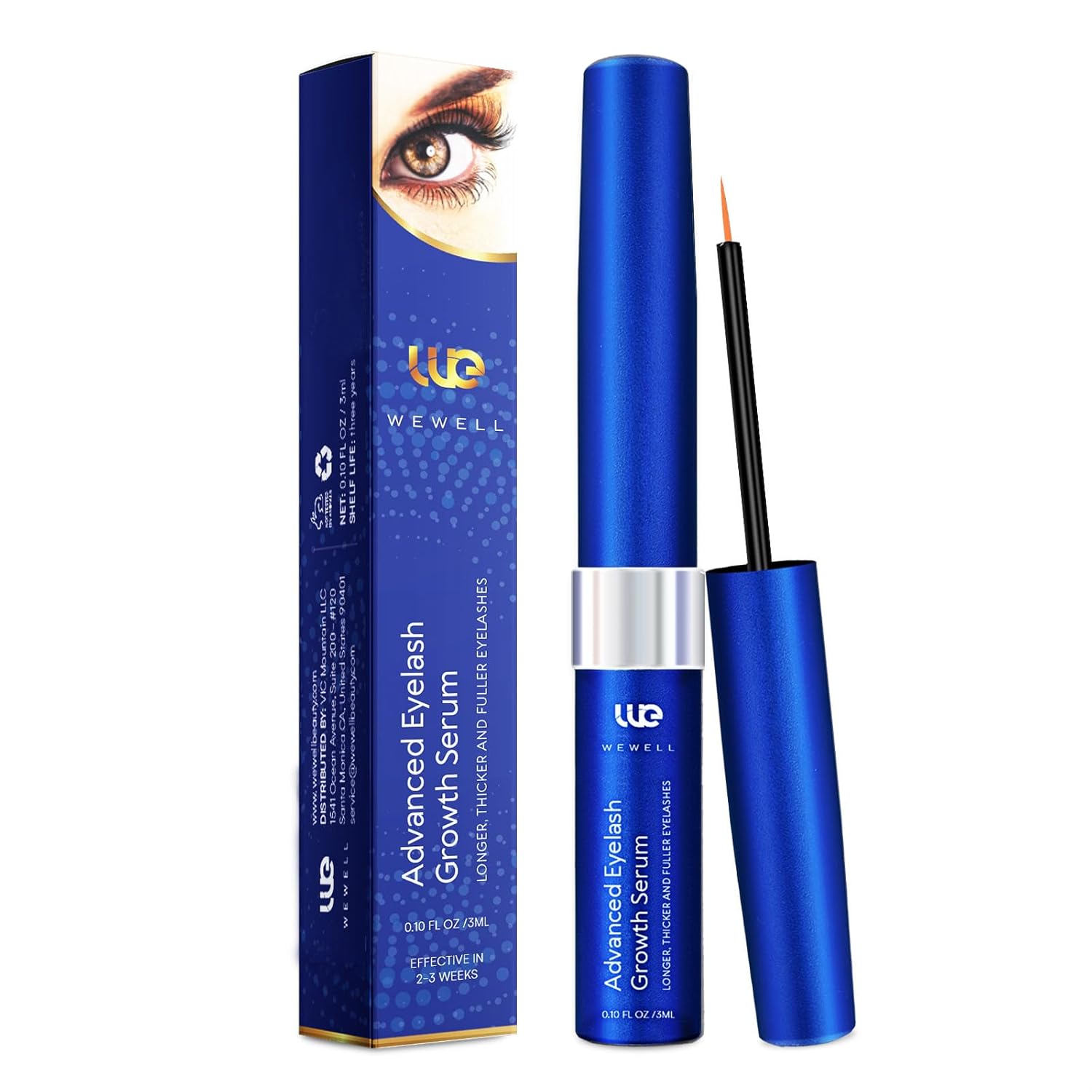 Advanced Eyelash Growth Serum for Lash: Premium Lash Enhancer for Natural Thicke...