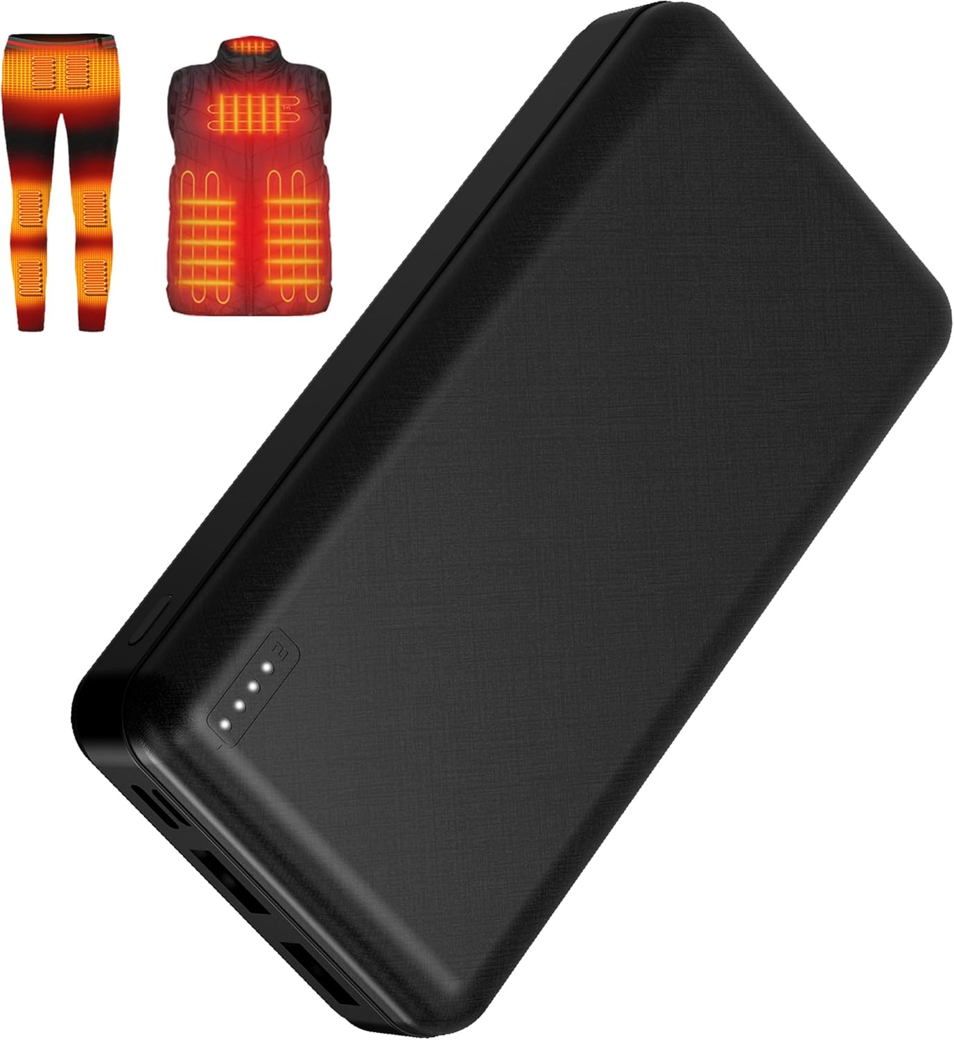5V 2A 20000mah Heated Vest Heated Jacket Battery Pack Power Bank Rechargeable Ba...