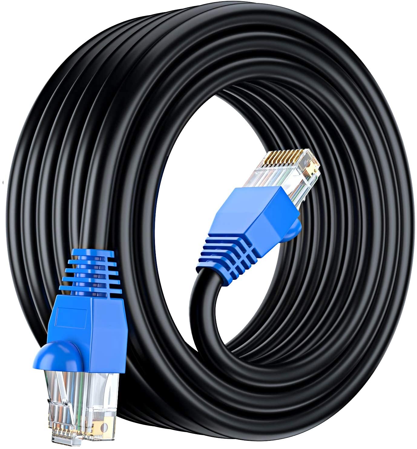 MutecPower 20m Waterproof Outdoor CAT6 Cables - CCA - Direct Landing Ethernet Ne...