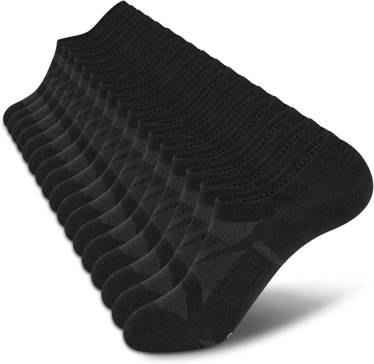wernies No Show Socks Women - 8 Pairs Ankle Socks for Women, Low Cut Socks Short...