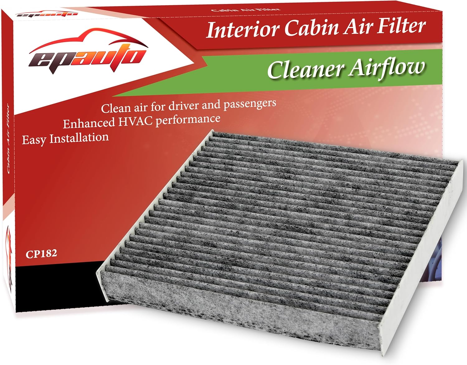 EPAuto CP182 (CF11182) Replacement for Honda Premium Cabin Air Filter includes A...