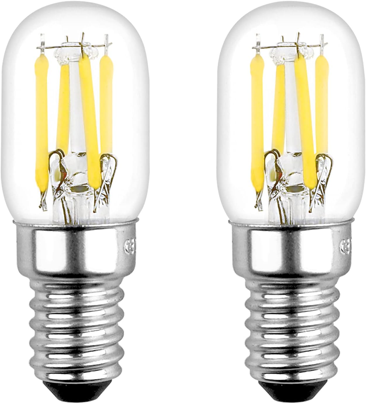 T22 E14 LED Fridge Bulbs Warm White 2700K, AC 230V, SES Pygmy Bulbs E14 3W LED R...