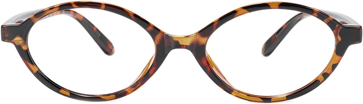 TIJN Olisa Blue Light Blocking Glasses for Women Men,Oval Glasses Frame Blueligh...