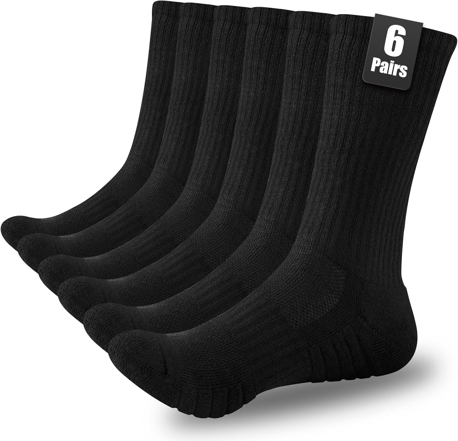 SockWaddles Mens Sports Socks, Cushion Cotton Socks, Wicking Breathable Socks Me...