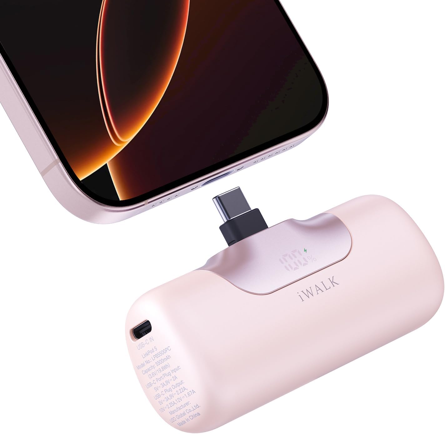 iWALK Portable Charger 5500mAh Next-Gen Small Power Bank 22.5W Fast Charging Bat...
