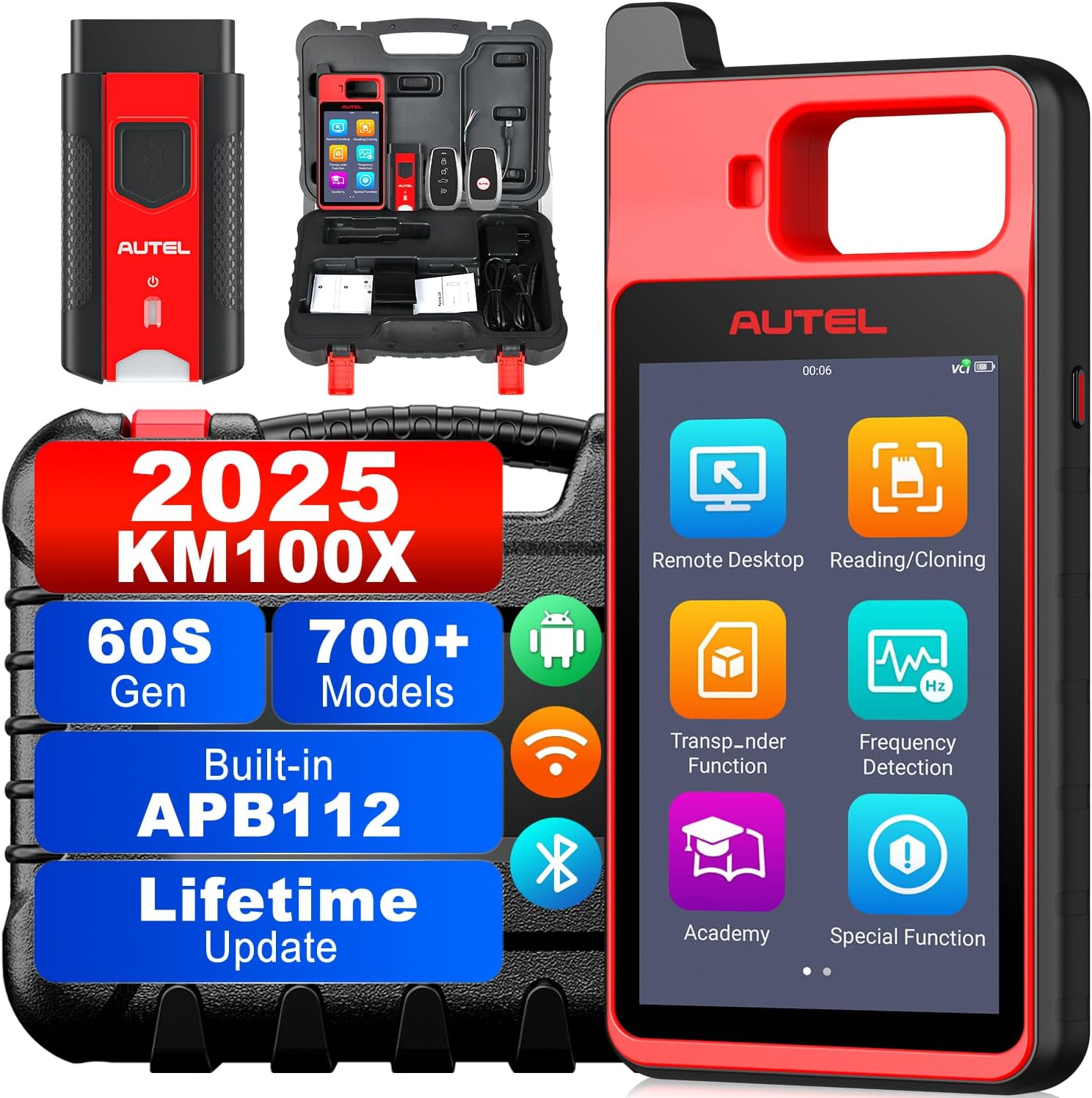 2025 Autel MaxiIM KM100 (X), Same as KM100 KM100E, OBD Learning for 99% Vehicles...