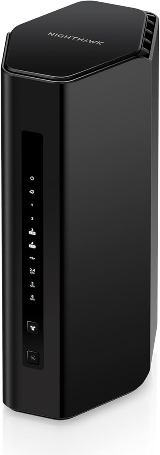 NETGEAR Nighthawk WiFi 7 Tri-Band Router - (RS300) Gaming Router - BE9300 WiFi S...