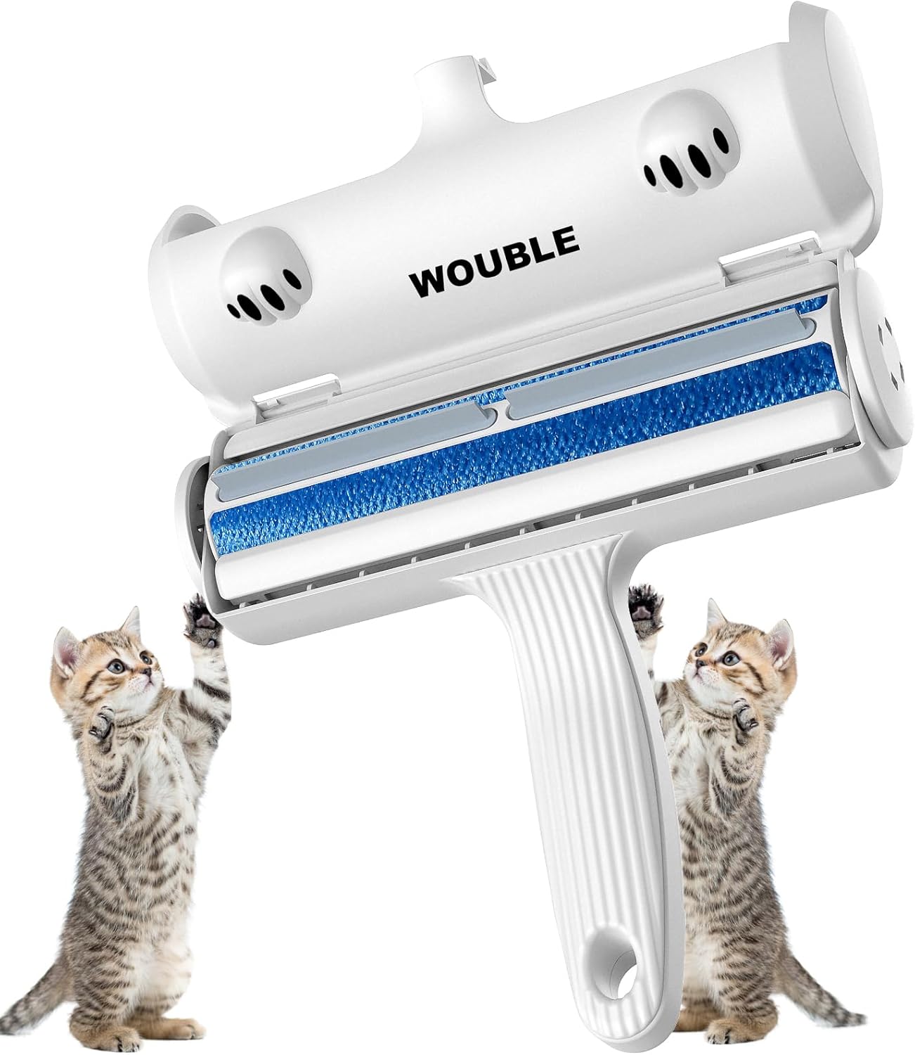 Wouble Pet Hair Remover Roller, Reusable Dog Cat Hair Removal Brush, Self Clean...
