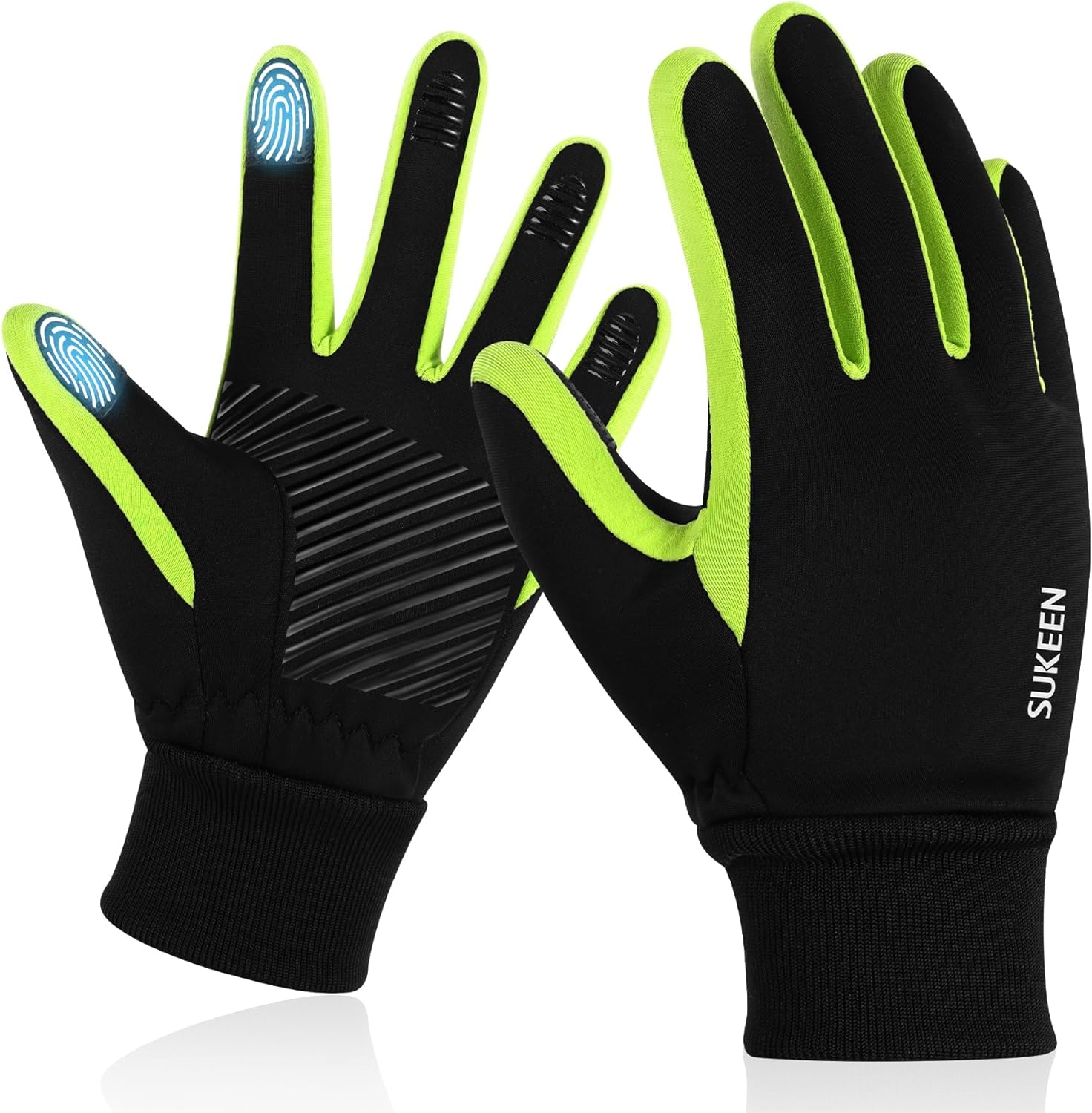 Kids Winter Sports Cycling Gloves Children Warm Touch Screen Anti-slip Thermal O...
