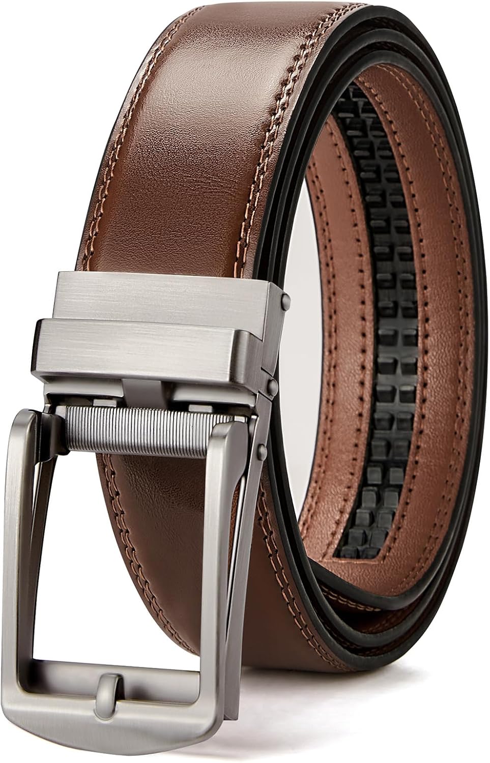 BOSTANTEN Belt Men Leather Reversible Belts for Men 1 3/8" for Casual Golf Dress...
