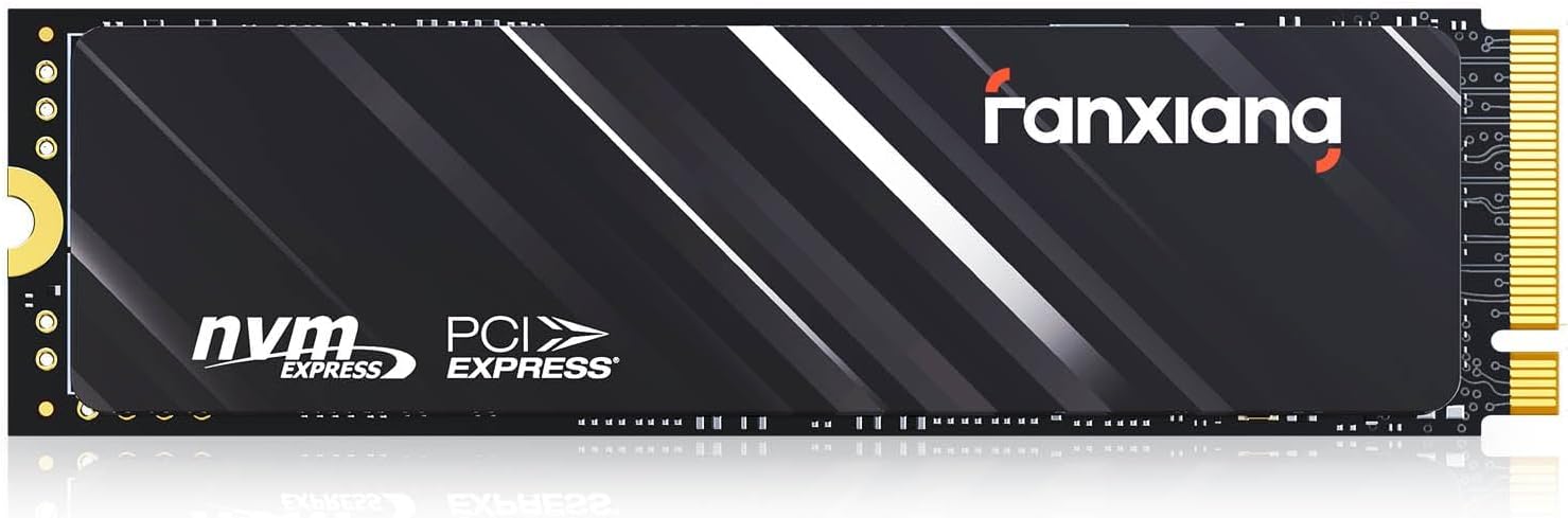 fanxiang M.2 SSD 2TB, Up to 4800MB/s, 2TB NVMe SSD PCIe Gen4 x4 2280, PS5 SSD wi...