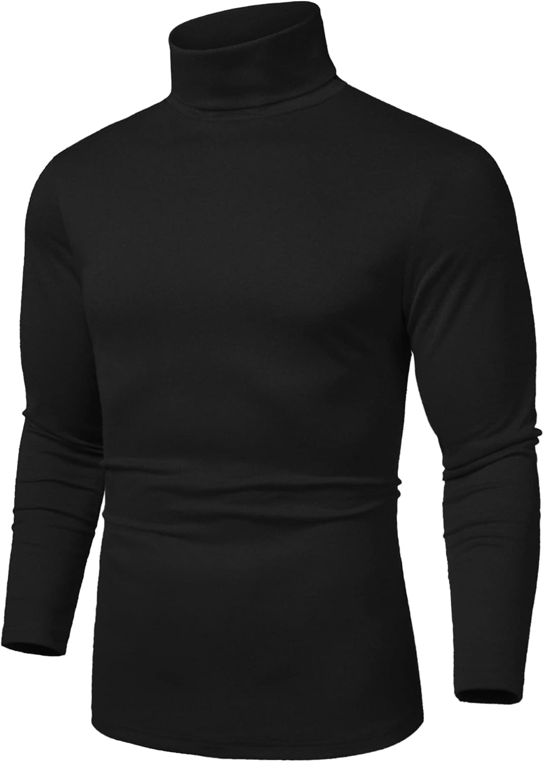 COOFANDY Men's Slim Fit Basic Turtleneck Long Sleeve Lightweight Pullover Sweate...