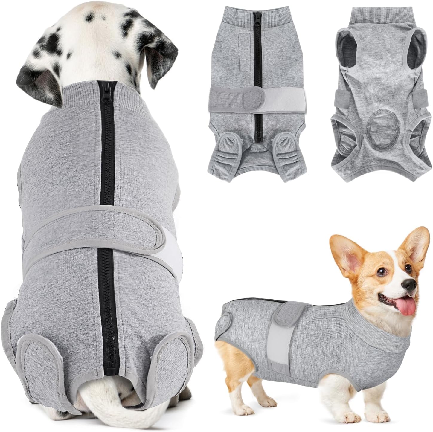 Eyein Dog Surgery Recovery Suit, Dog Surgical Bodysuit Abdominal Wounds Protecto...