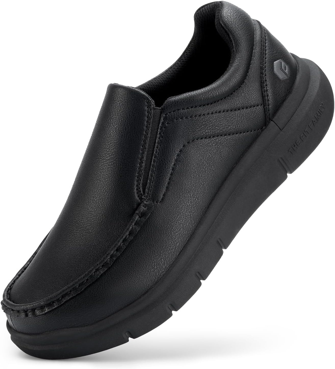 FitVille Mens Loafers Wide Fit Slip On Leather Shoes Comfortable Moccasins Casua...