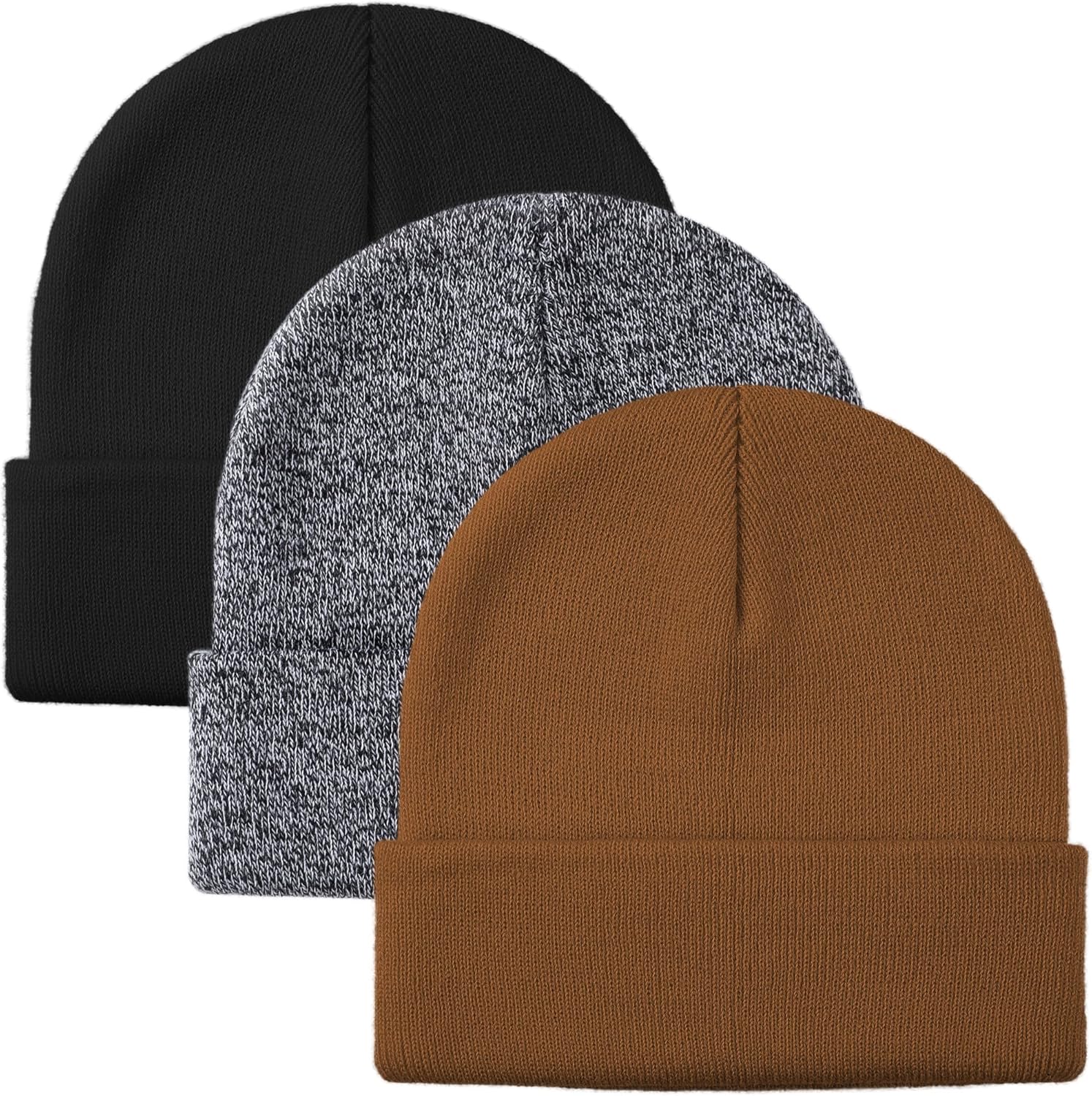 Glooarm Beanie for Men Women Knit Winter Hats Beanies Warm Slouchy Unisex Cuffed...