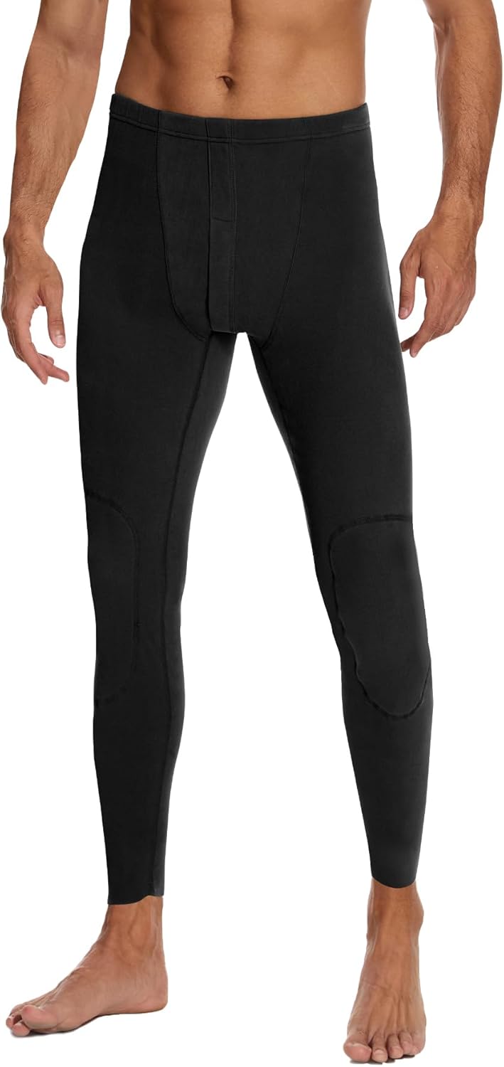 SIHOHAN Men's Thermal Trousers Long Johns, Fleece Lined Thermal Leggings Bottoms...
