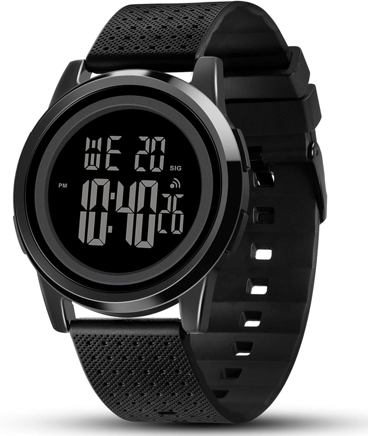 Mens Watch Ultra-Thin Digital Sports Watch Waterpr...