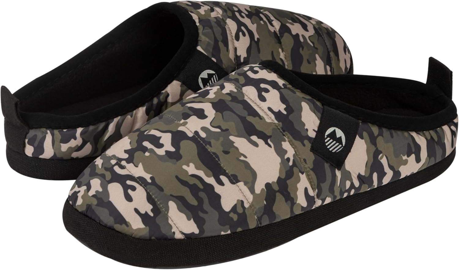 Lakeland Active Men's Wolfa Ultra-Warm Quilted Tent Slippers 11 UK Camo
