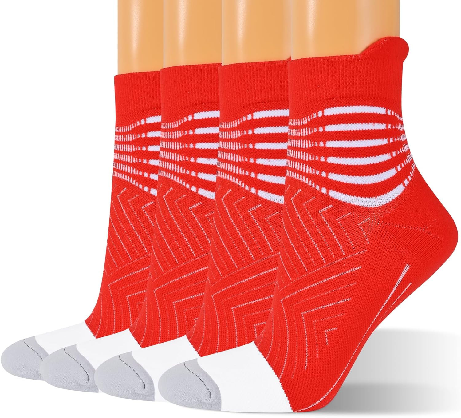 IRAMY Compression Ankle Support Socks Women - Coolmax Wicking, Cushioned Athleti...