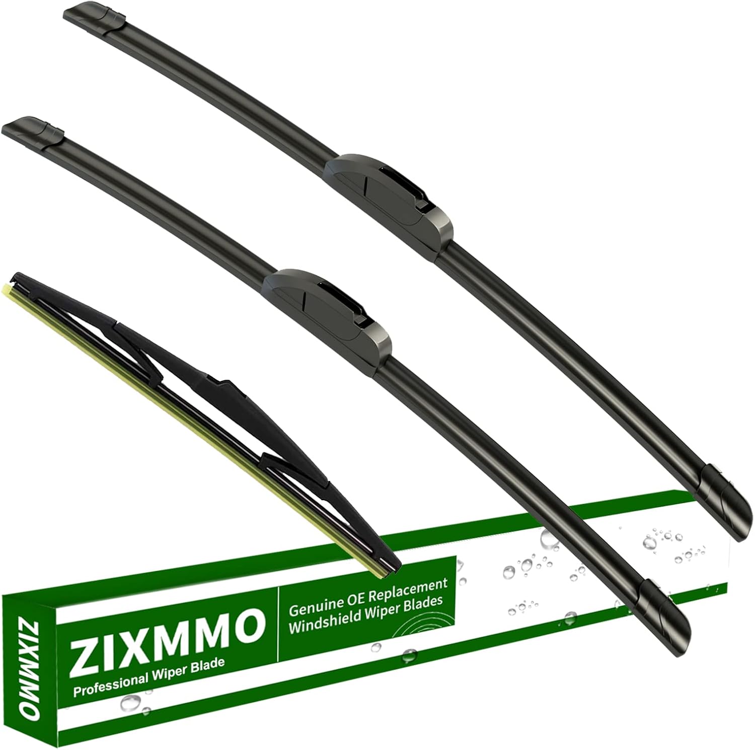 26"+20" Windshield Wiper Blades with 12" Rear Wiper Blades Set Replacement for 2...