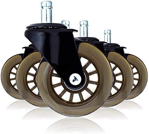 Desk Office Chair Wheels ZBRANDS Rollerblade Wheels for Office Chair Casters, Ch...