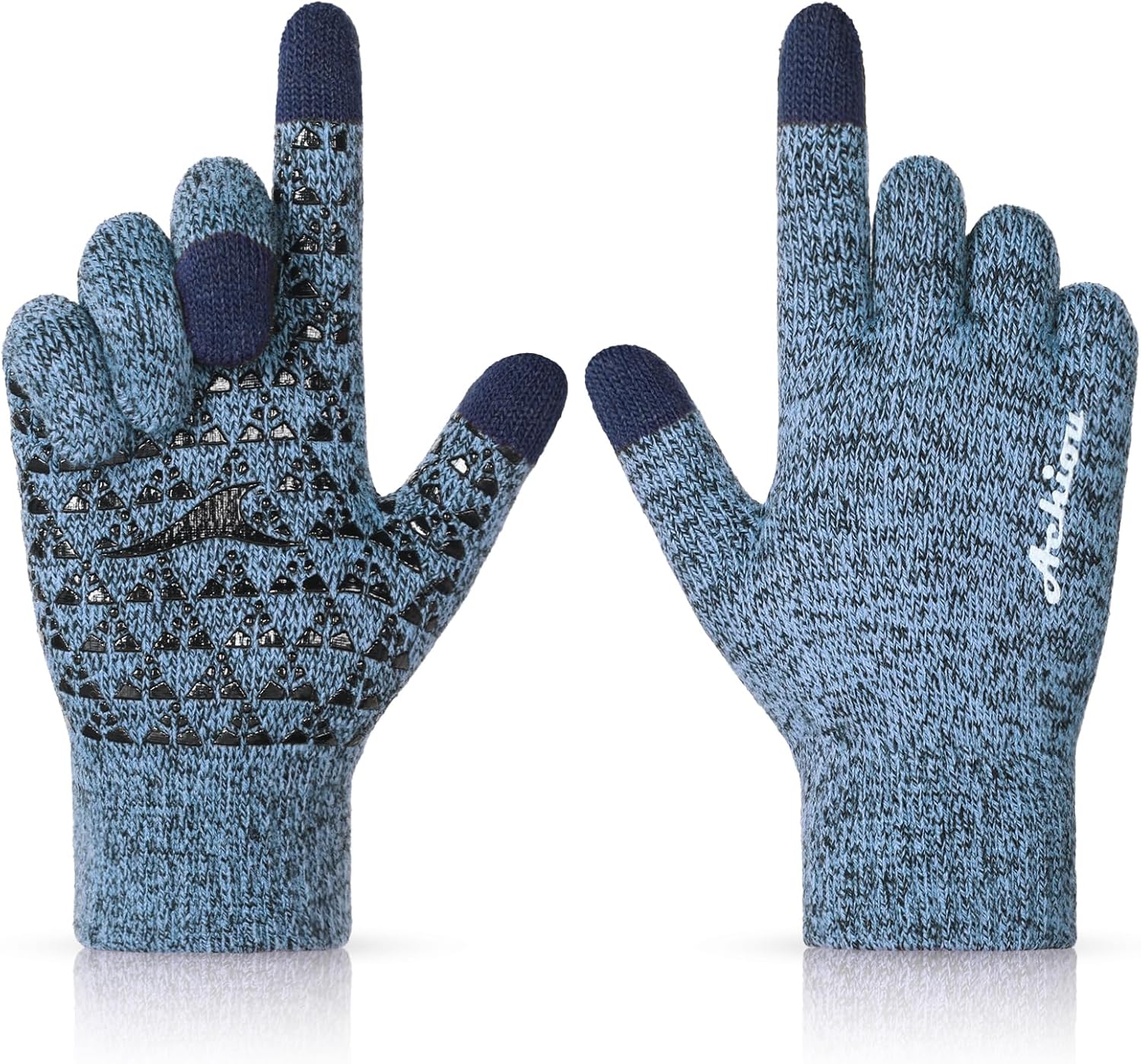 Achiou Winter Gloves, Gloves for Men Women, Upgraded Touch Screen Texting Warm R...