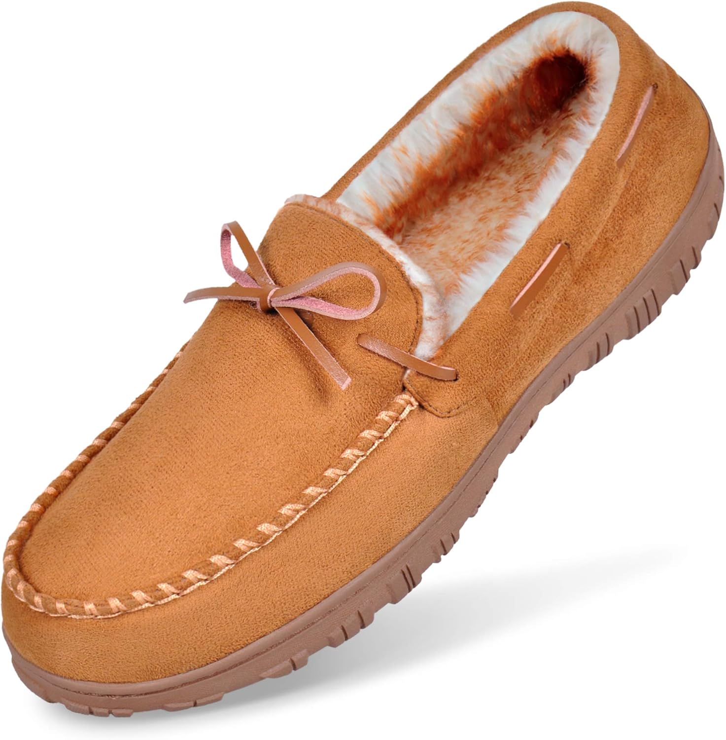 MIXIN Mens Slippers Indoor Outdoor Memory Foam House Shoes Anti-Slip Moccasins S...