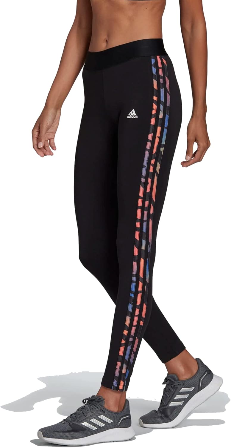 adidas Women's Essentials 3-Stripes Leggings Medium Black