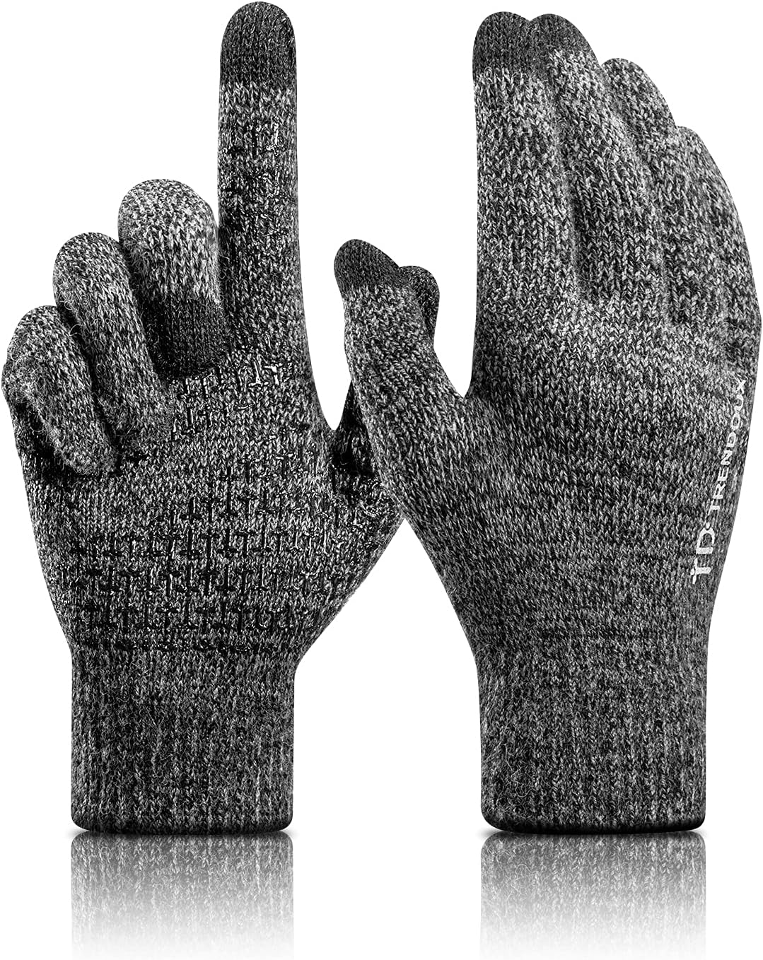 TRENDOUX Soft Warm Touch Screen Winter Thermal Gloves Men Women, Non-slip Grip,...