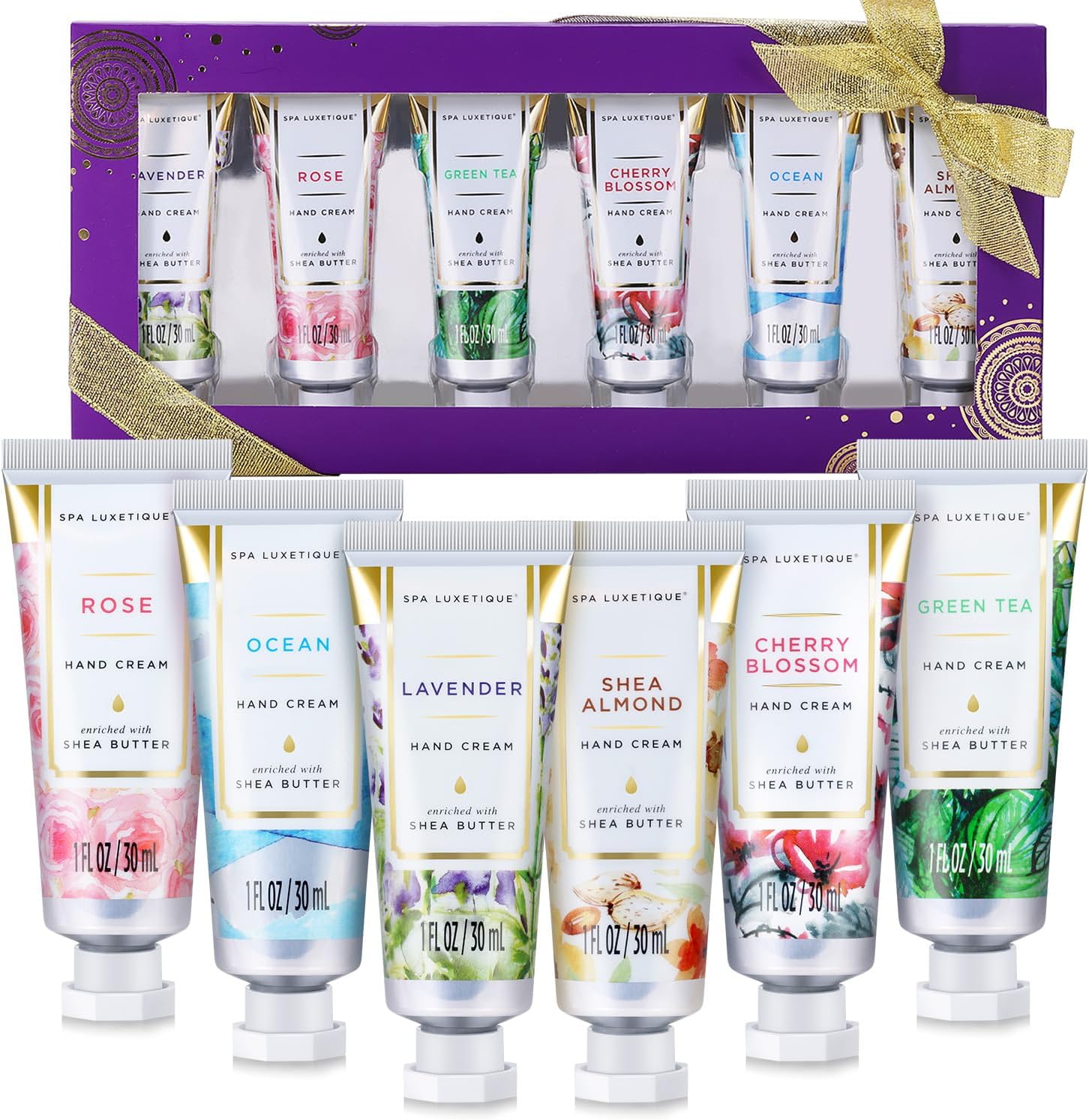 Spa Luxetique Hand Cream Gift Set - Hand Cream Lotion for Dry Hands Travel Moist...
